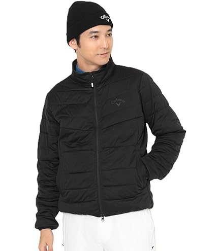 トラヴィスマシュー　ダウンパネル付きジャケット 黒/グレー Amazon.co.jp: トラヴィスマシュー（Travis Mathew） ゴルフウェア