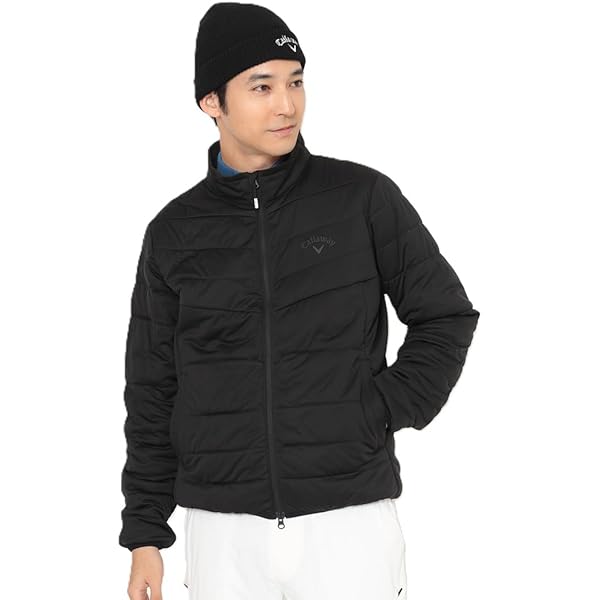 Amazon | [キャロウェイ] メンズ 撥水 フルジップ中綿パーカー (スター