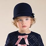 【dave&bella(デイブ・ベラ)】【秋春/帽子】イギリス風　ドーム型キャップ　小物　グッズ　ネイビー two/three 【シンプル・上品・フォーマル・ベーシック】