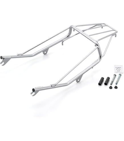 ヤマハSR400/500 リアキャリア SR400 RH16J タンデムグリップ付きリアキャリア(ブラック