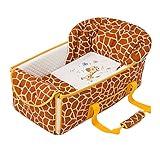 フジキ お昼ね布団にもなるクーファン きりん 日本製 クーファン クーハン ベビーキャリー バスケット かご 赤ちゃん 持ち運び