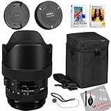 Sigma 14-24mm f/2.8 DG HSM アートレンズ Nikon F用 + カメラケース + PCソフトウェア + キャップキーパー + クリーニングキット + その他 (10個セット)