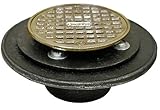 Plumbest d60 – 204シャワーストール床ドレイン、光沢真鍮