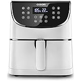 COSORI ノンフライヤー 3.5L 1-4人適用 エアフライヤー 電気 過熱保護 13種プリセット 日本語レシピ付き PSE認証済 ホワイト [メーカー保証2年] CP137-AF