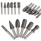 6 PC 6 mm シャンクのタングステン鋼ロータリーファイルカッター刻印研磨ビットツール