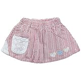 《初夏盛夏対応》 CHILD CHAMP(チャイルド チャンプ) ストライプハートAPパンツ付スカート 100cm/R NO.C-86182402