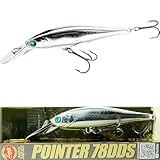 LUCKY CRAFT ポインター 78DD-S 374 FFS クロム シンキング ディープダイバー 淡水 湖沼 バス釣り ルアー ジャークベイト スモールマウス カワカマス 釣具 釣り用品 釣り用 フィッシング 釣り つり fishing 釣り道具