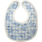 クレープ/フライス【薄手素材タイプ】スタイ　ビブ　よだれかけ　リバーシブルタイプ　DACSK-NO.4 【日本製】　【charlotte限定生産品】