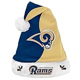 Los Angeles Rams 2017 Nfl Basic Logo Plushクリスマスサンタ帽子