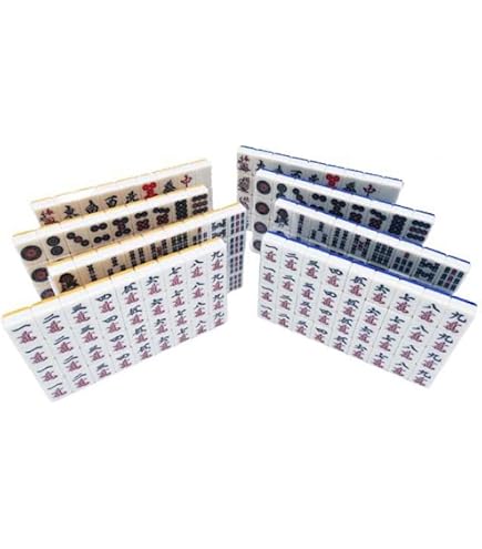 Amazon | 全自動麻雀卓用 麻雀牌 33mm 青色 1セット 赤牌付 mj-pai33b