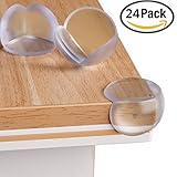 コーナークッション,MAVEEK(マビーカ)コーナーガード 家具保護 赤ちゃん/年配の方のケガ/転倒 防止　衝撃吸収シリコン 粘着力抜群 クリーニングクロス付き