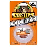 KURE(呉工業) ゴリラ 両面テープ クリア 25.4mm×1.52ｍ 強力両面テープ 1780