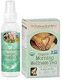 Earth Mama Angel Baby Organic Morning Wellness Tea with Natural Stretch Oil by Earth Mama
