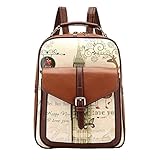 レディース女性用　リュックサック　通学　通勤　出張用　旅行　アウトドア　ショピング 　トラベル　バックパック　大容量　人気　カジュアル　A4サイズ　学生　大人用　かわい い　ショルダー (ブラウン) 