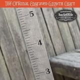 back40life | 60 "プレミアム刻印木製Growth高さチャートルーラー – The Establishment 7.5"x60"