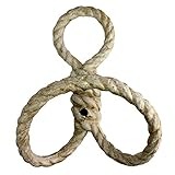 ロープノットCast Ironホワイト壁フック| Nautical Coastal Ranch