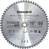 Concord Blades MCB1000T060HP 10-Inch 60 Teeth TCT Ferrous Metal Cutting Blade [並行輸入品]