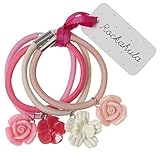 Rockahula Kidsロッカフラキッズ/H466Pローザフラワーゴムセット/ピンク