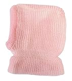 MJ フルフェイス型 リバーシブル帽子 ピンクXホワイト