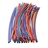 SODIAL ( R ) 80pcs詰め合わせ比21熱収縮チューブチューブSleevingラップ6サイズ5カラー