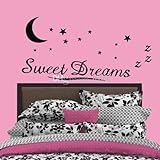 1 見積アートビニールの壁ステッカーデカール甘い夢月星子供の赤ん坊の家の装飾の部分