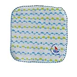 ミニハンカチ 手書き風プリント刺繍(ヨット)