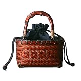 2017新しいファッショントレンドの女性ミニ風中国の竹かごバッグ