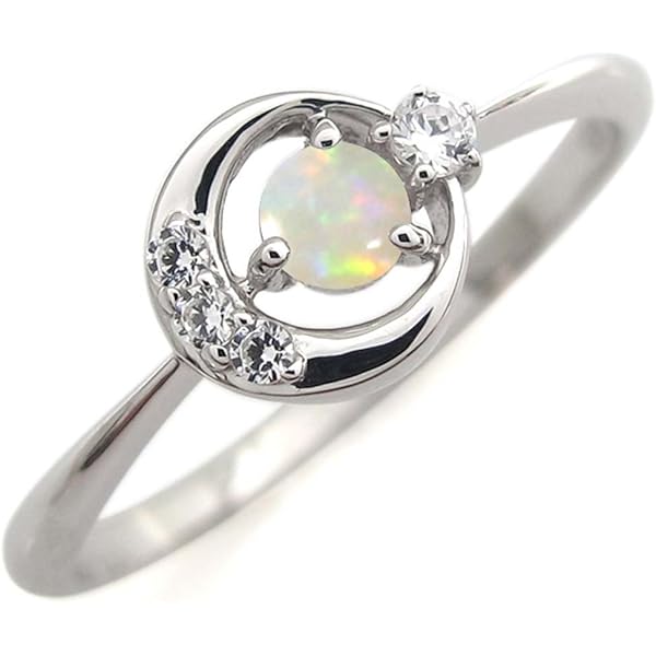 Amazon | [プレジュール]ロイヤルブルームーンストーン プラチナ 月 星