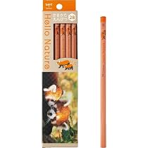 Amazon | トンボ鉛筆 かきかた鉛筆 2B (レッサーパンダ 柄) ハロー