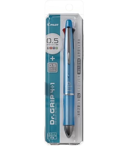 Amazon | パイロット 多機能筆記具 ドクターグリップ4+1 シェルピンク