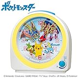 セイコークロック 目覚まし時計ポケットモンスター目覚まし時計 CQ-422-W