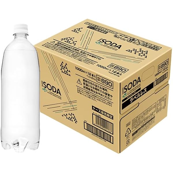 Amazon.co.jp: イズミック SODA（ソーダ）天然水 強炭酸水