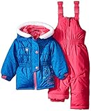 Rugged Bear スノースーツ ベビー 女の子用 花柄 US サイズ: 12 Months カラー: ブルー
