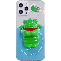 Amazon.co.jp: UnnFiko for iPhone 16 ケース おもしろ ワニ 動物 押す