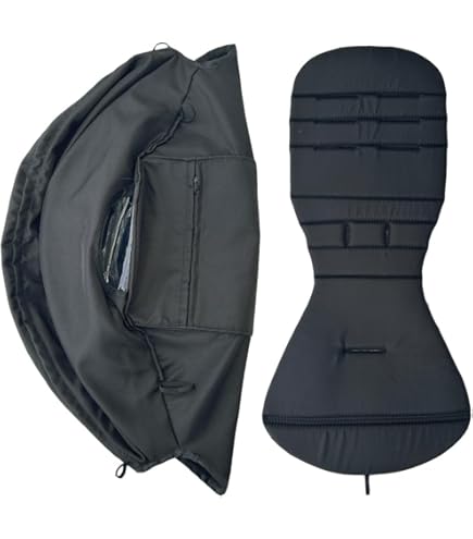 Luifel en sluimerdoek voor de kinderwagen, grijs