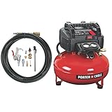 PORTER-CABLE C2002-WK Oil-Free UMC Pancake Compressor with 13-Piece Accessory Kit [並行輸入品]