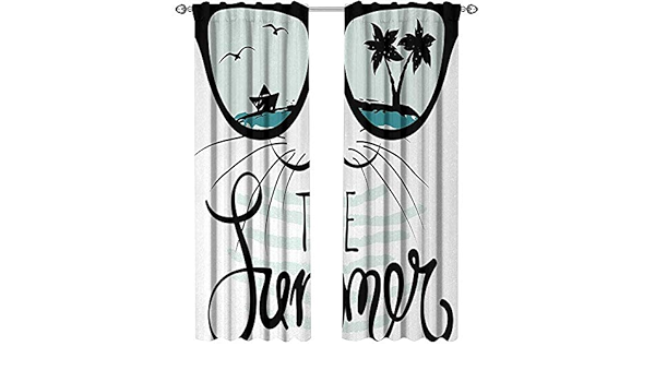 Amazon Returiy Animal カーテンパネル 背景にキリンの手描きイラスト 花 カーテンリビング アボカドグリーンとライトキャラメル W84 X L84 Inch ラグ カーテン ファブリック オンライン通販