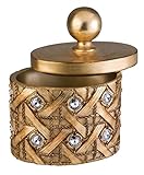 Ore International 9.5 in。ジュエリーボックス S ゴールド K-4260JX