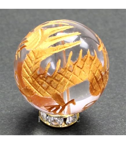 Amazon.co.jp: 天然石 天然水晶 素彫り 四神獣 ビーズ 五爪龍