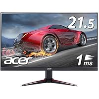 Acerゲーミングモニター VG220Qbmiifx 21.5インチ IPS 非光沢 1920x1080 フルHD 75Hz 250cd 1ms Free-Sync ミニD-Sub 15ピン HDMI