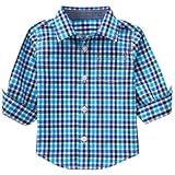 ジンボリー GYMBOREE/ プラッドシャツ グレートスカイプラッド トップス長袖シャツ 3歳【並行輸入】