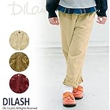 (ラポシェビスキュイ) La poche biscuitコーデュロイタックパンツ/ 秋 130 オリーブ