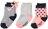 OshKosh B ' goshベビー女子Infant 3パックダンスソックス、マルチ、12 – 24ヶ月