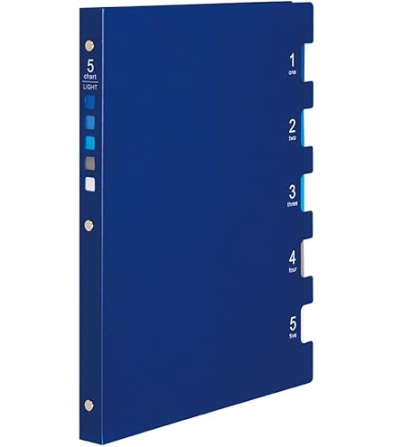 Amazon.co.jp: マルマン ルーズリーフ バインダー B5 ファイブチャート