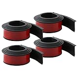 MAKUMINORS 汎用 フェンダー モール フェンダーモール オーバーフェンダー 車検対応 ジムニー jb64 車 普通車 黒 ブラック 4個