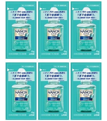Amazon | ライオン NANOX one ナノックス ワン PRO ワンパック 10g×6袋