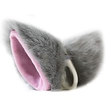 Amazon.co.jp: [Schicksal.]コスプレ小物 猫耳 単色タイプ ねこ耳 ネコ