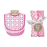 Nursery Kids Baby Decorative Accessories Bouquet Set Lily Bib & Burp Cloth by Trend Lab [並行輸入品]