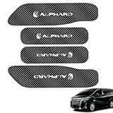 GOODGOODCAR アルファード30系専用2015(平成27)年1月発売モデルからアルファード2022(令和4)年5月発売モデル 30系専用まで サイドステップガード スカッフプレート 新型ジムニー ノマド専用 内装パーツ 金箔技術 金メッキ技術 内装アクセサリー 粘着力強い 水防止 汚れ防止 傷防止 簡単取り付け ４件セット (アルファード30系専用)