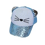 ルテンズ（Lutents ）キャップ　帽子 子供 可愛い 　２－８歳　サイズ調整可　スパンコール アクセント キュート 上品　春夏　旅行　UVカット　プレゼント　カジュアル　ヒップホップ